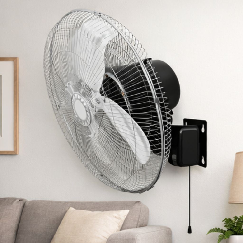 18 inch Metal Wall Fan | 3 Speed large grow room air movement