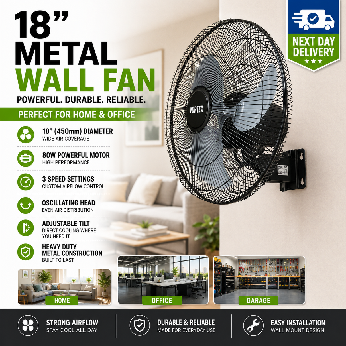 heavy duty fan instock