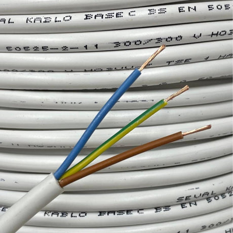 3 Core Electrical Cable 1m