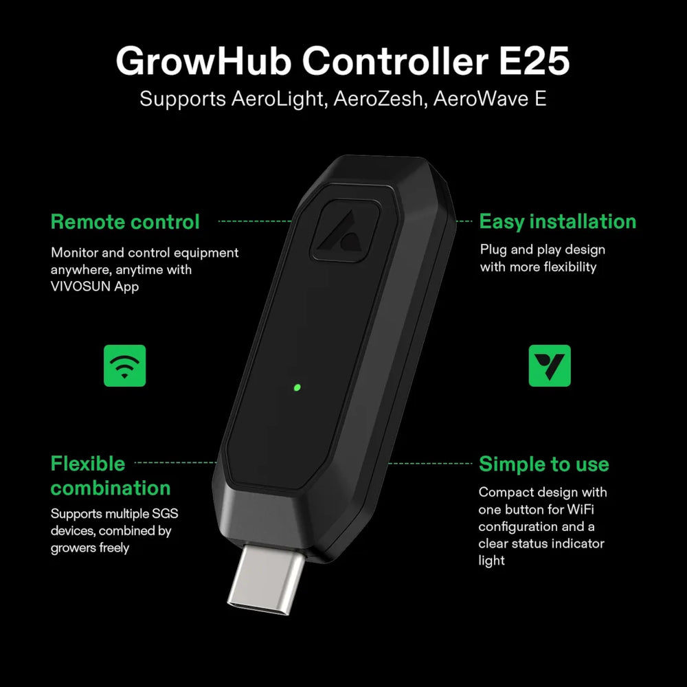VIVOSUN GrowHub Controller E25