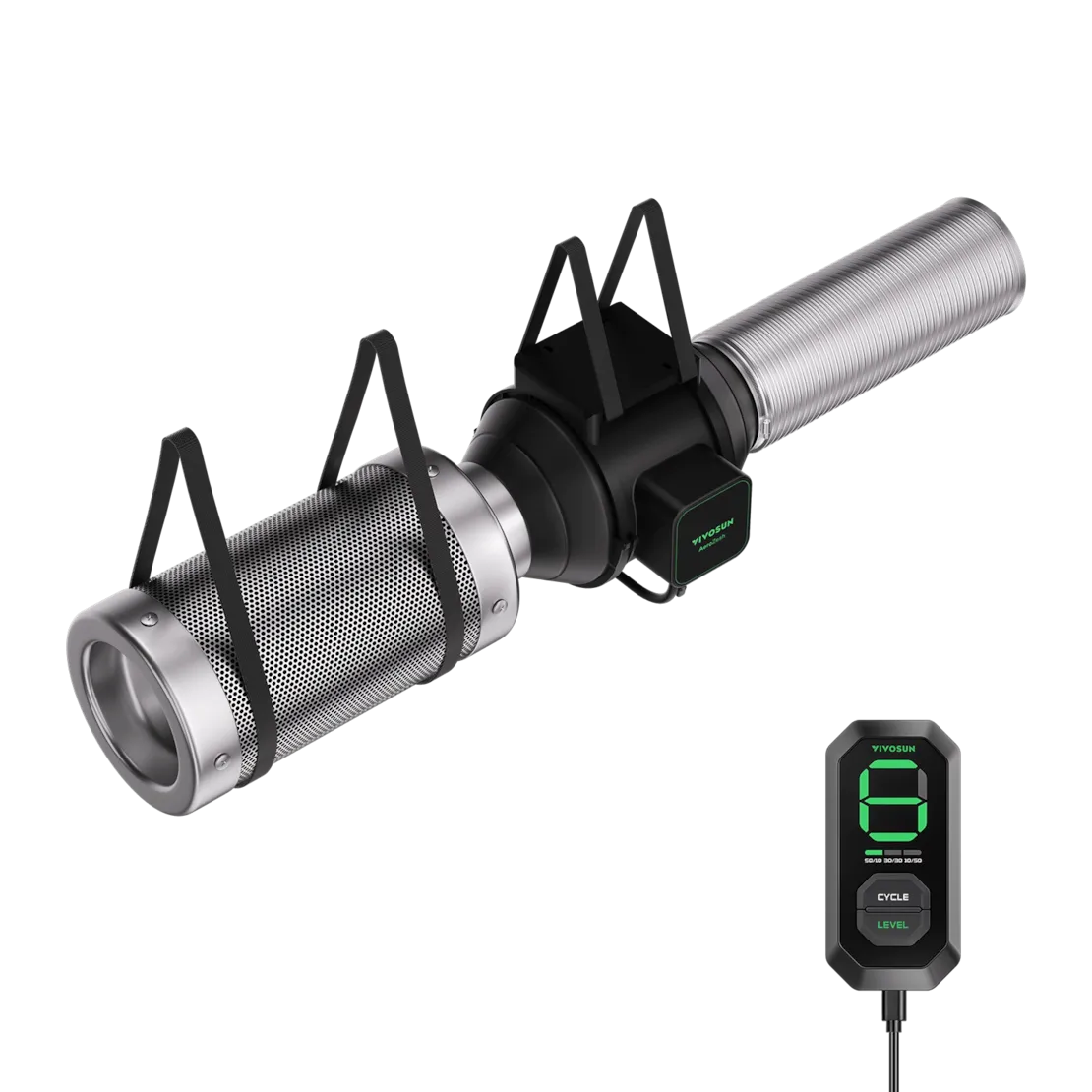 VIVOSUN AeroZesh S Inline Extraction Fan Kit
