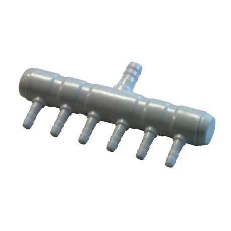 6 Way Water or Air Manifold with 4mm Outlets