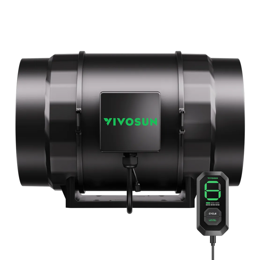 VIVOSUN AeroZesh S Inline EC Digital Extractor Fan