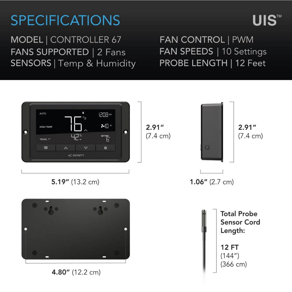 AC Infinity Controller 67 Fan Controller