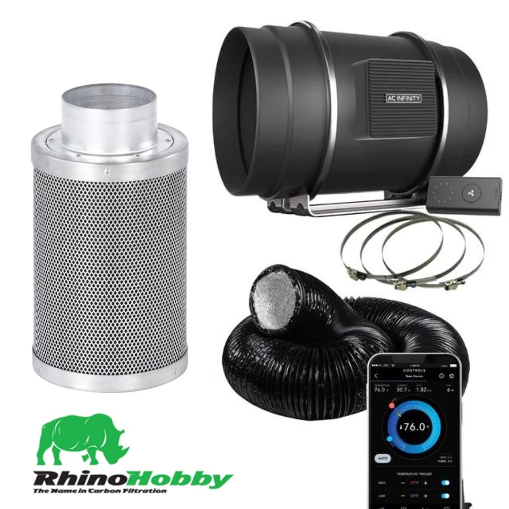AC Infinity X Rhino Hobby Extraction Fan Kit