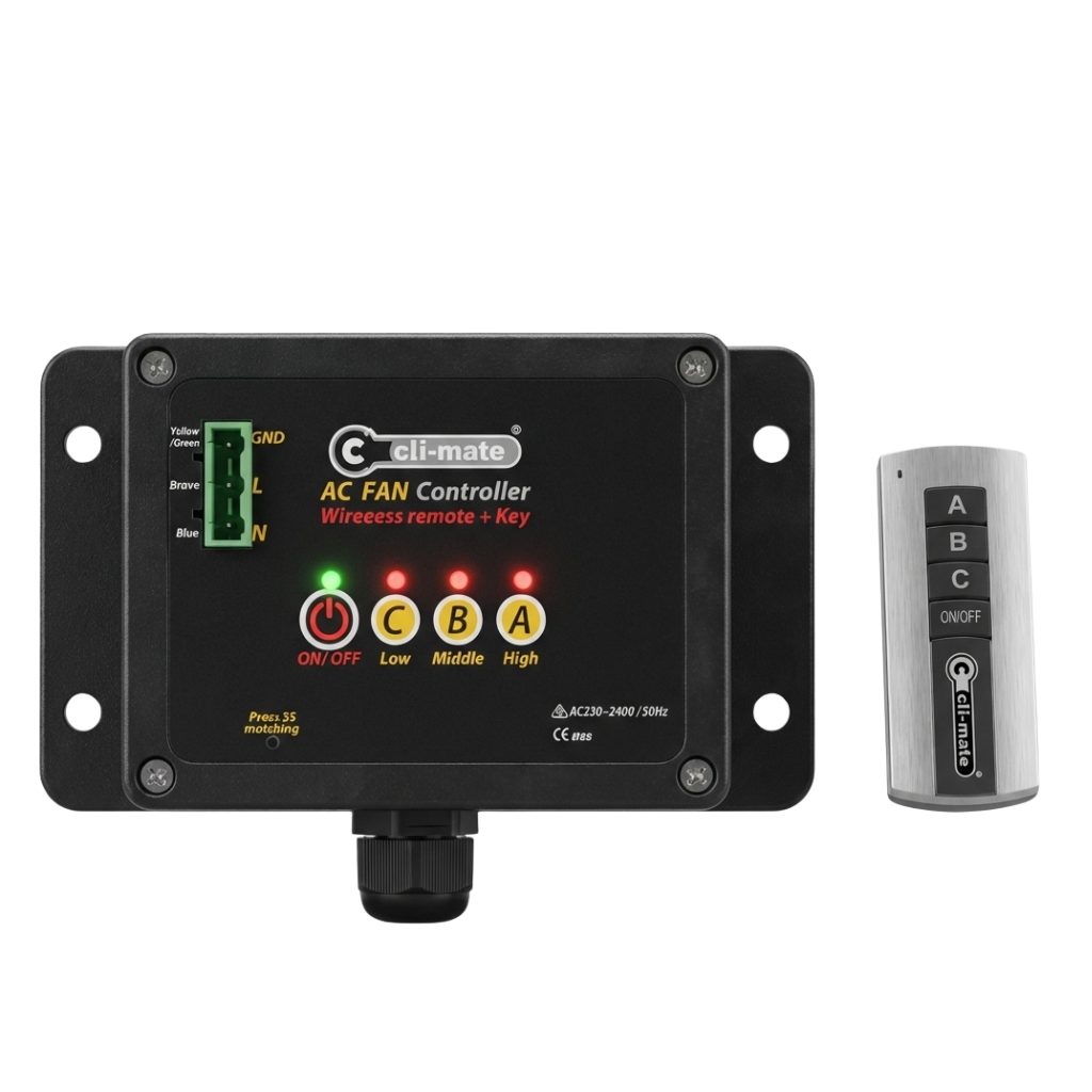 Airfan Hybrid Box Fan Controller with Remote