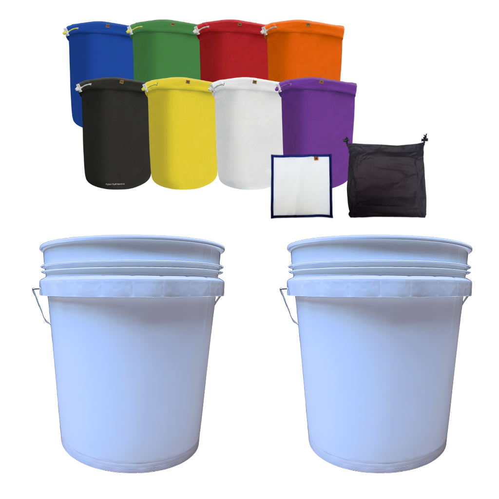 5 Gal Bucket Bubble Bag Kit | Filtration Extraction Iceolator Kit 5 & 8 Set