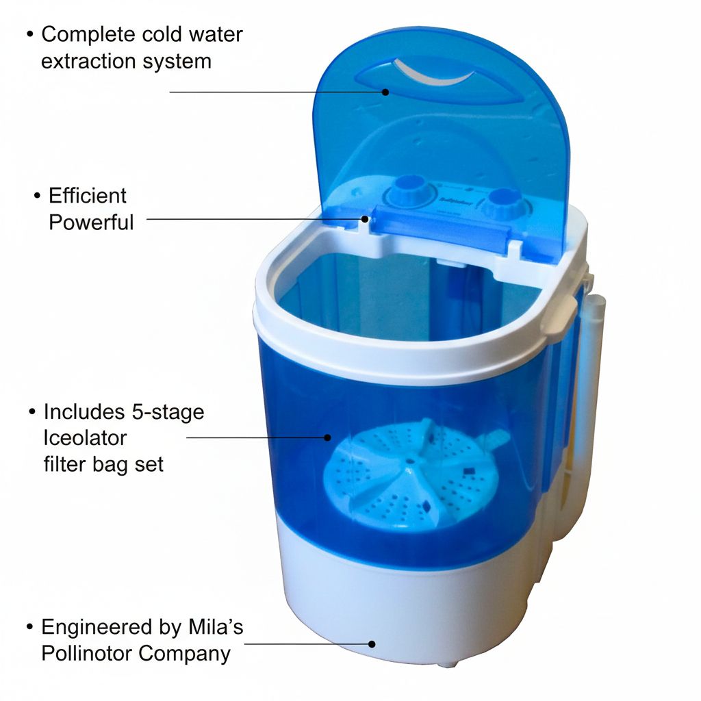 Pollinator Bubbleator B-Quick 5 Bag Set + Digital Thermometer