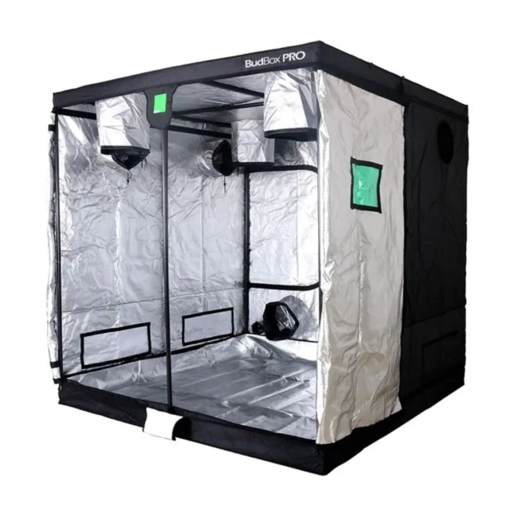 Budbox Pro Titan 1 - 2.0m x 2.0m x 2.0m or 2.2m - Grow Tent Silver