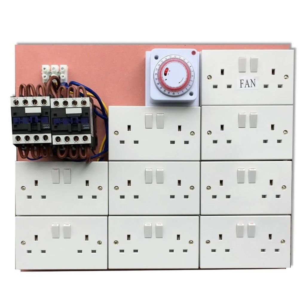 Contactor Board Double 16/18 Way 40A