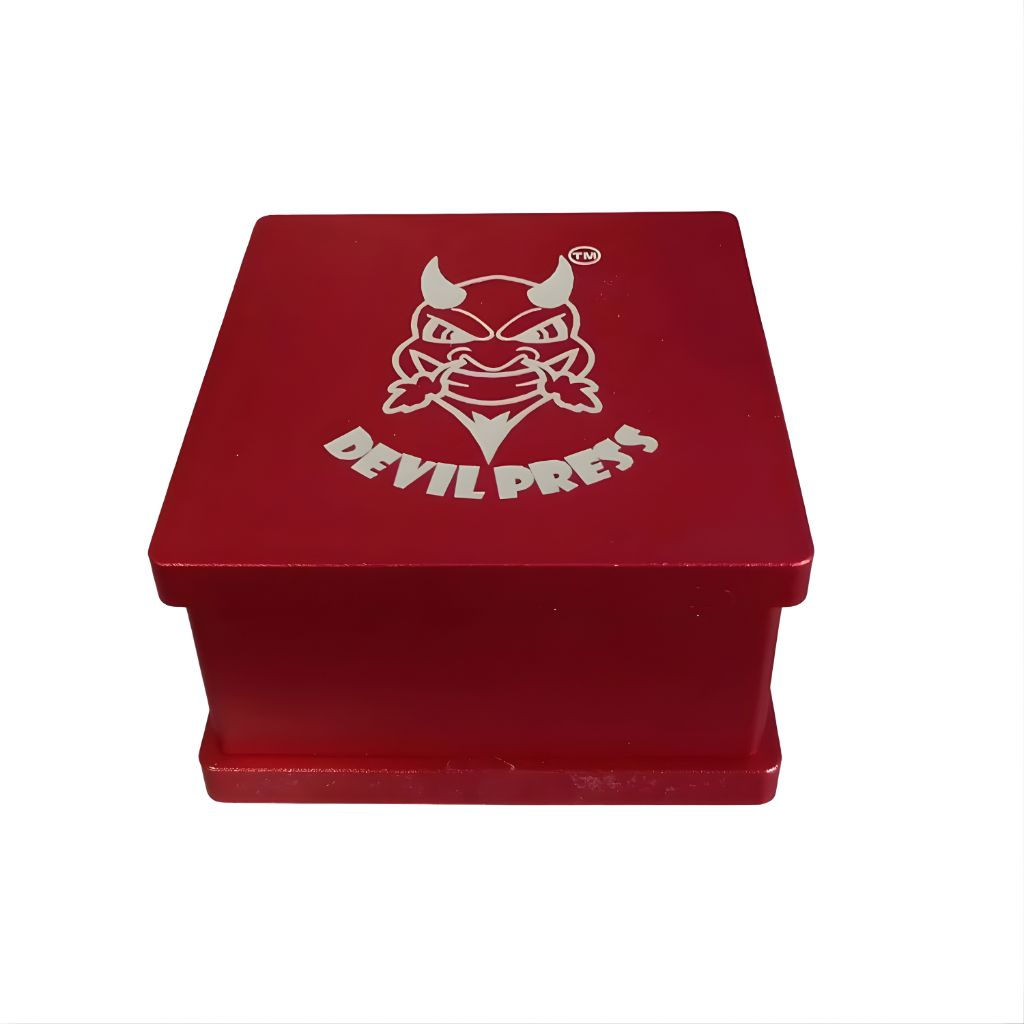 Devil Press Rosin Press Mould front facing closed
