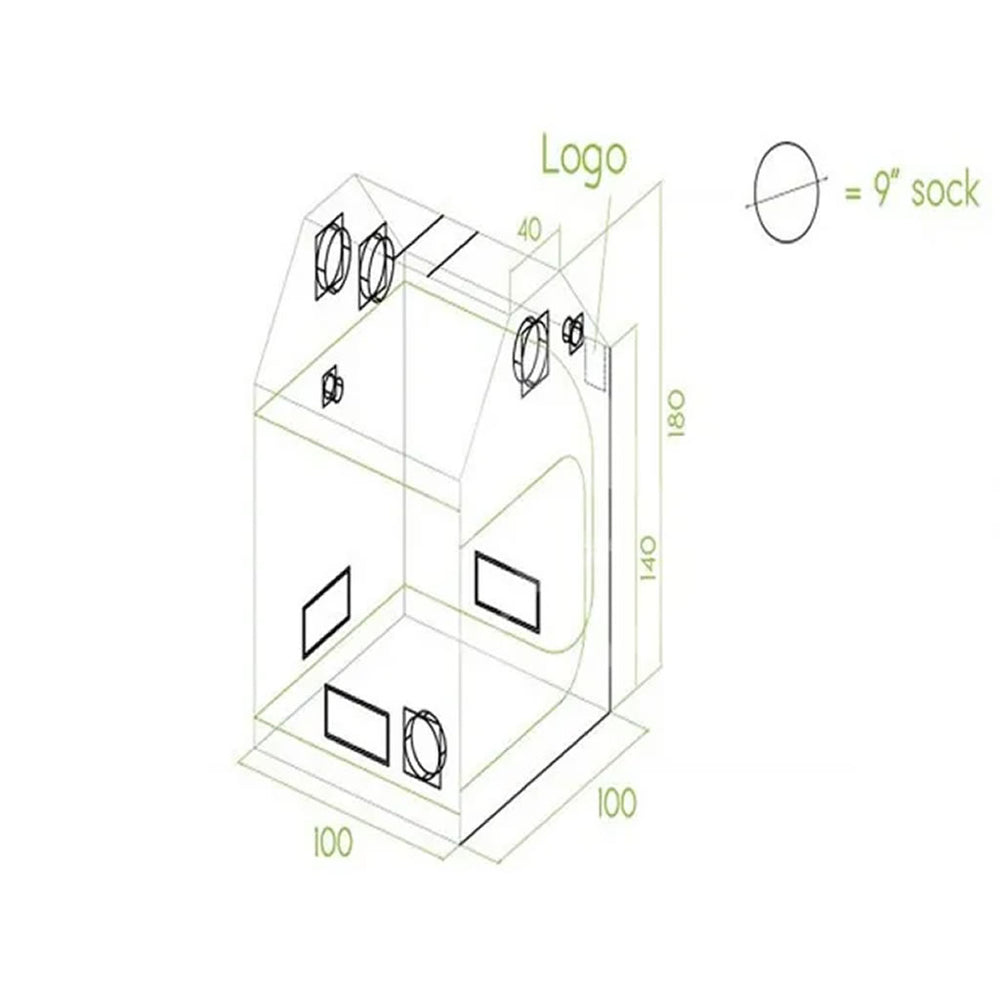 Elite Roof Tent 100cm x 100cm x 160cm or 180cm