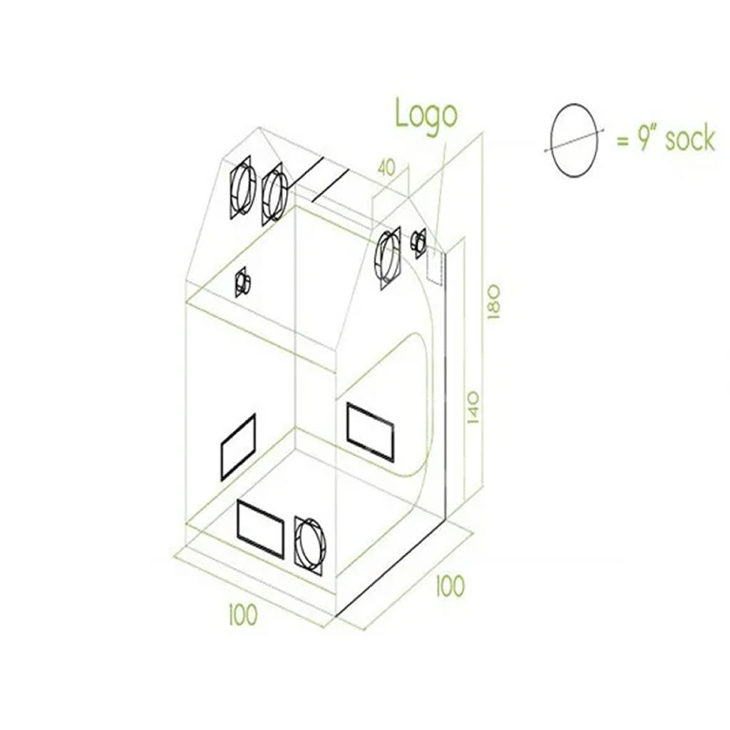 Elite Roof Tent 100cm x 100cm x 160cm or 180cm