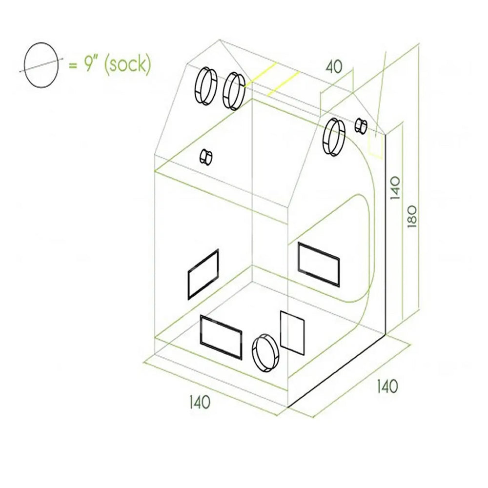 Elite Roof Tent 140cm x 140cm x 180cm