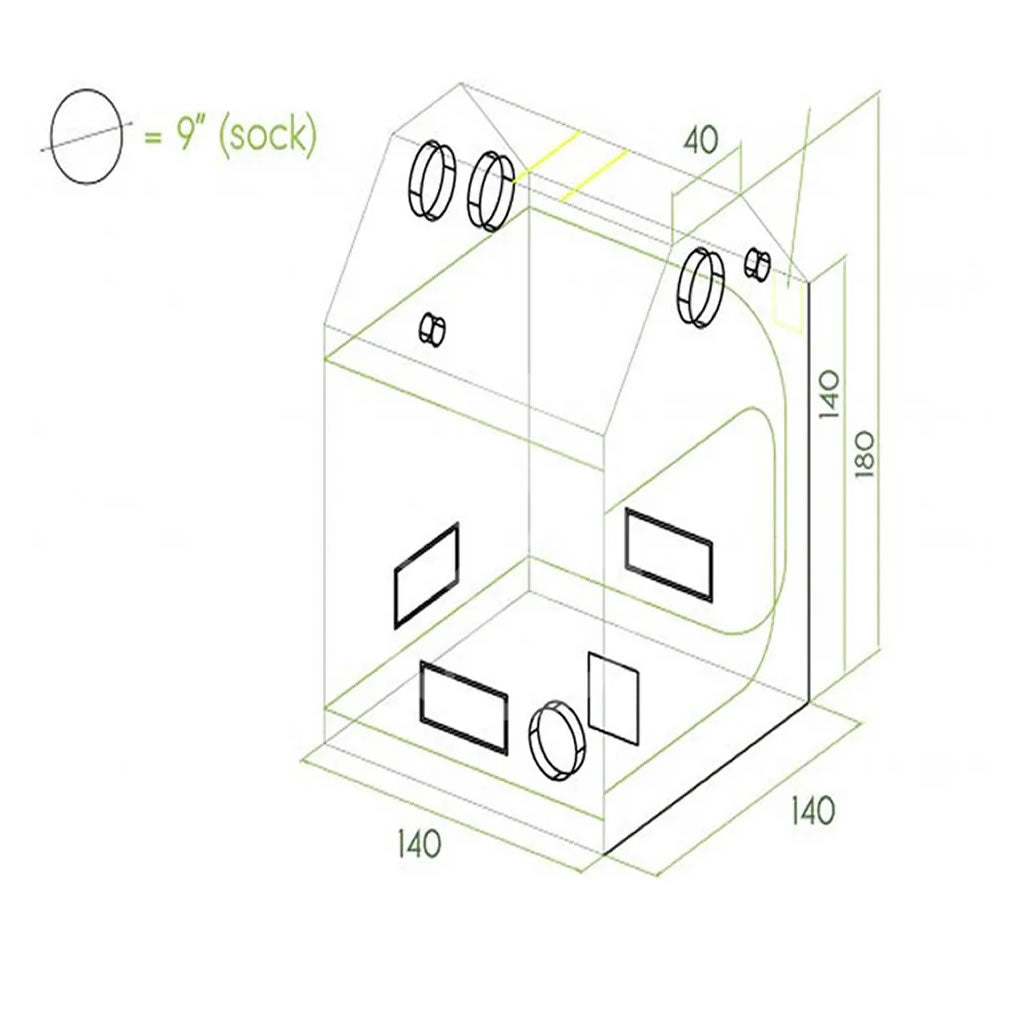 Elite Roof Tent 140cm x 140cm x 180cm