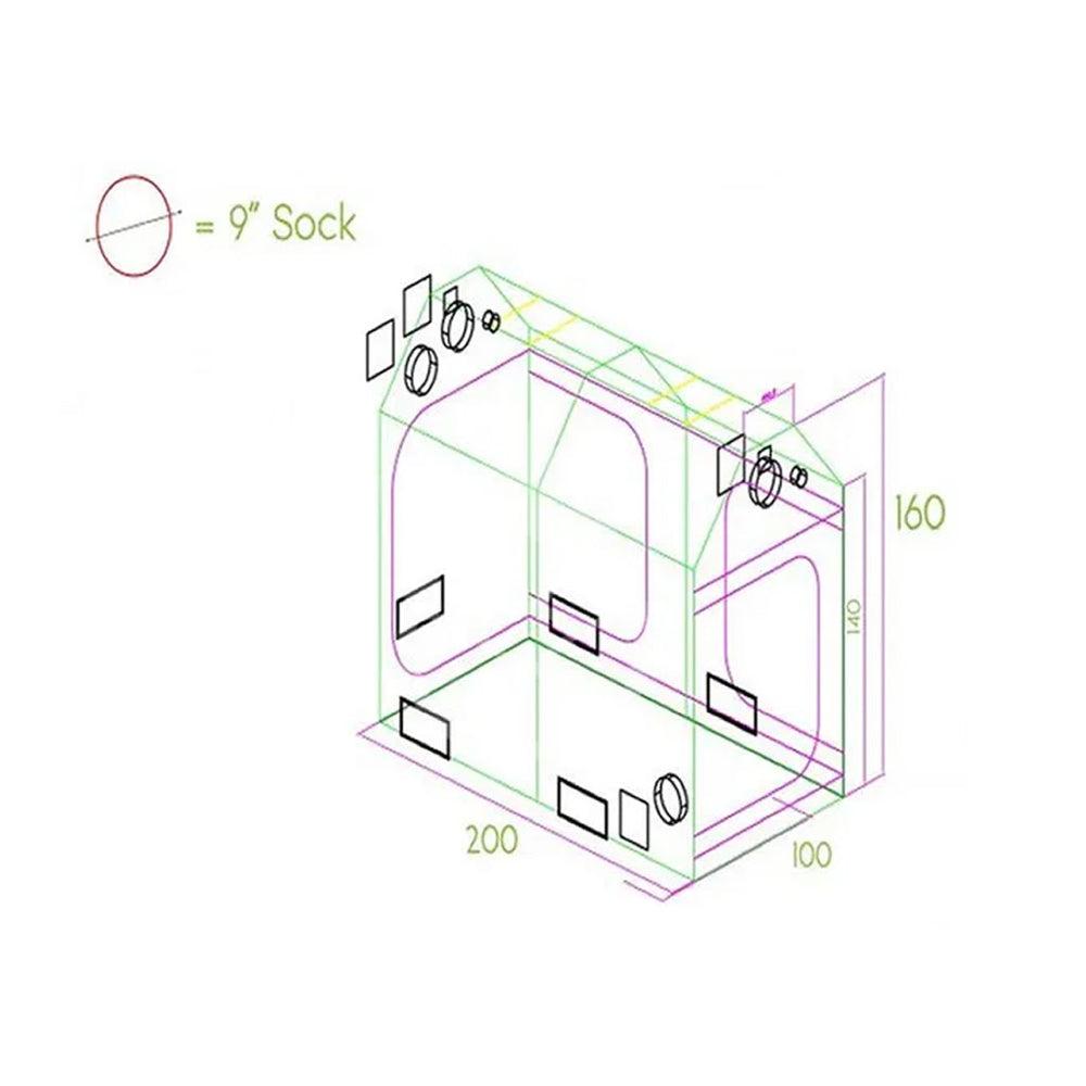 Elite Roof Tent 200cm x 100cm x 160cm or 180cm
