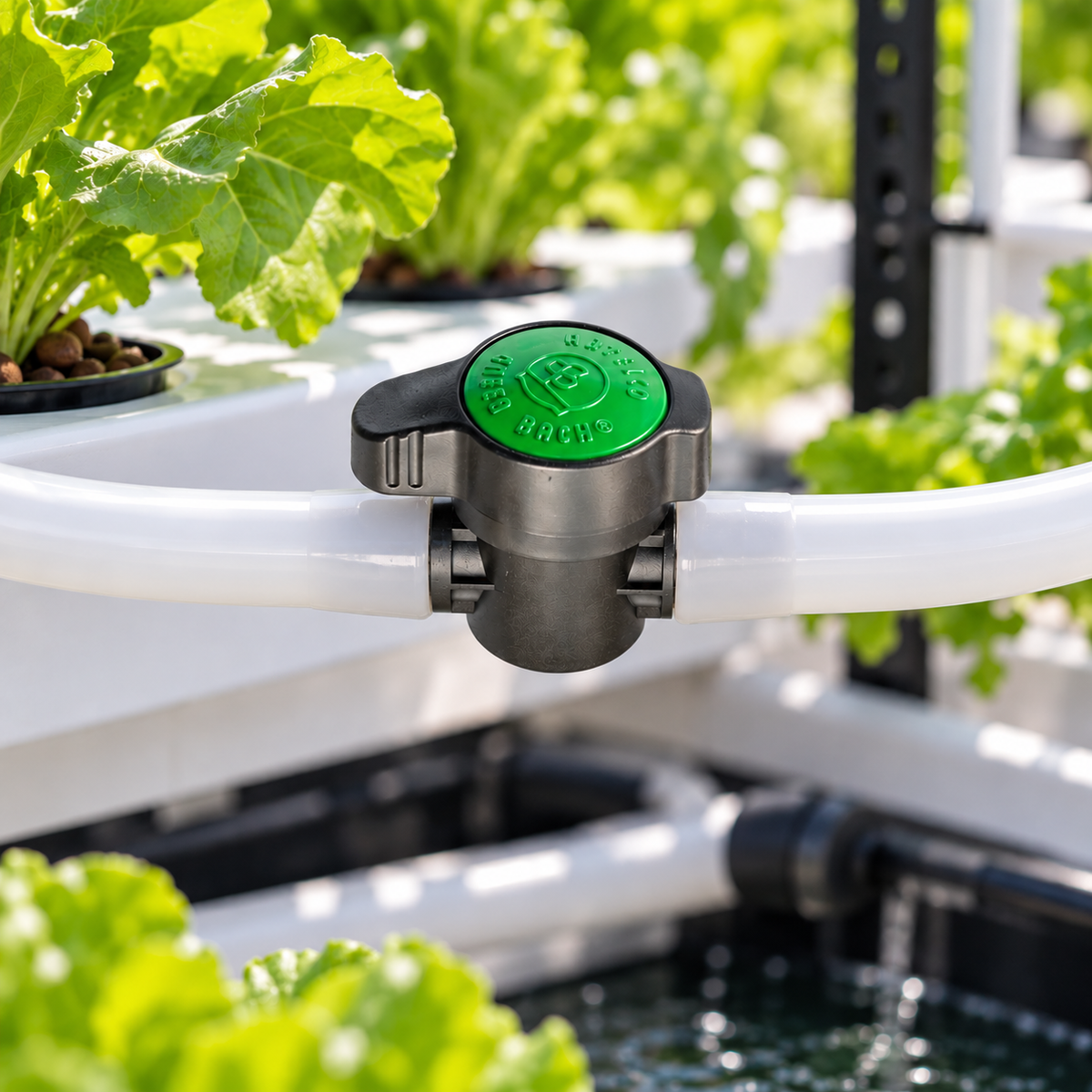 Inline-Wasserhahn mit Widerhaken
