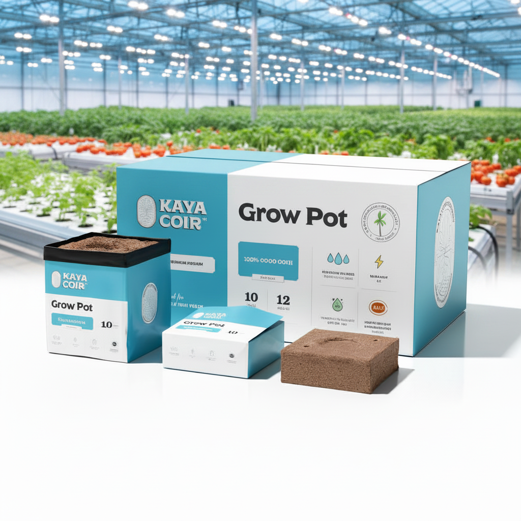 Kaya Coir 10" Grow Pot 11.35lt (3 gallon) | Box of 12