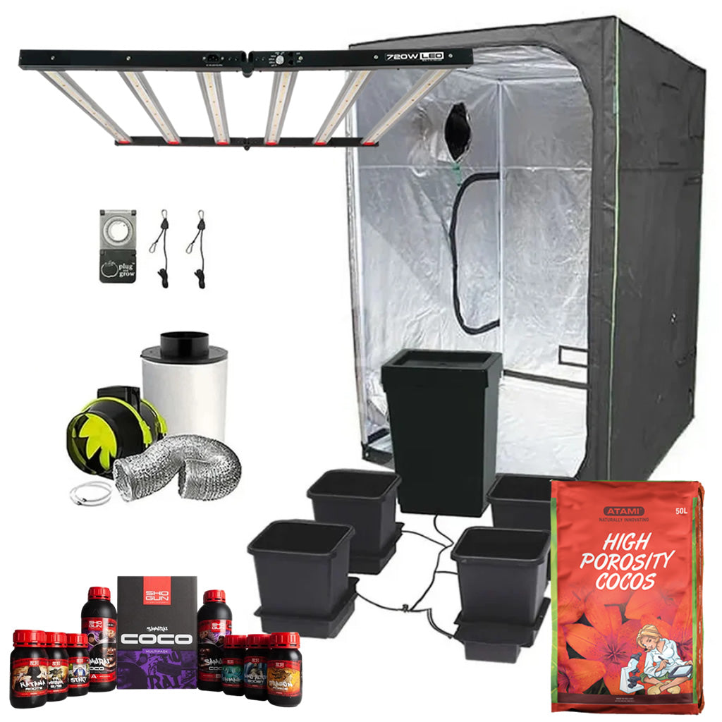 720W LED Grow Light AutoPot 1.2m x 1.2m Grow Tent Kit