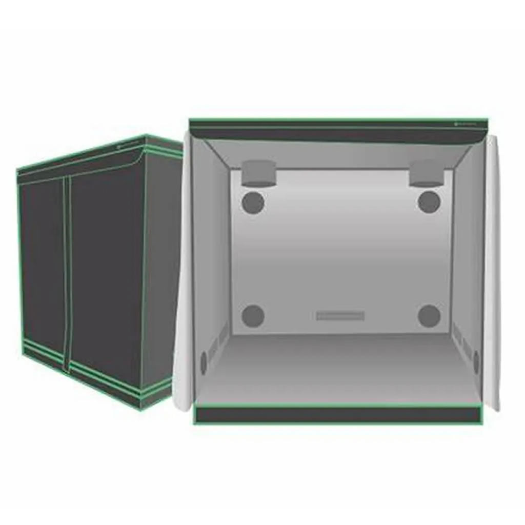 2 Omega Black 720w LED 2.4m x 1.2m Grow Tent Kit