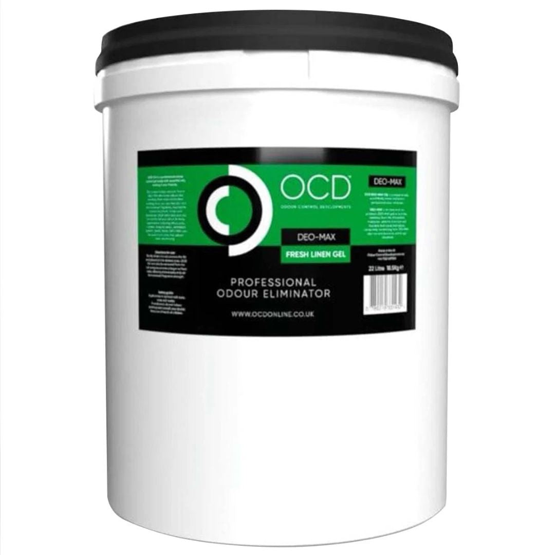 OCD-fresh-linenen-Gel-22-litre featuring the OCD logo on a white background