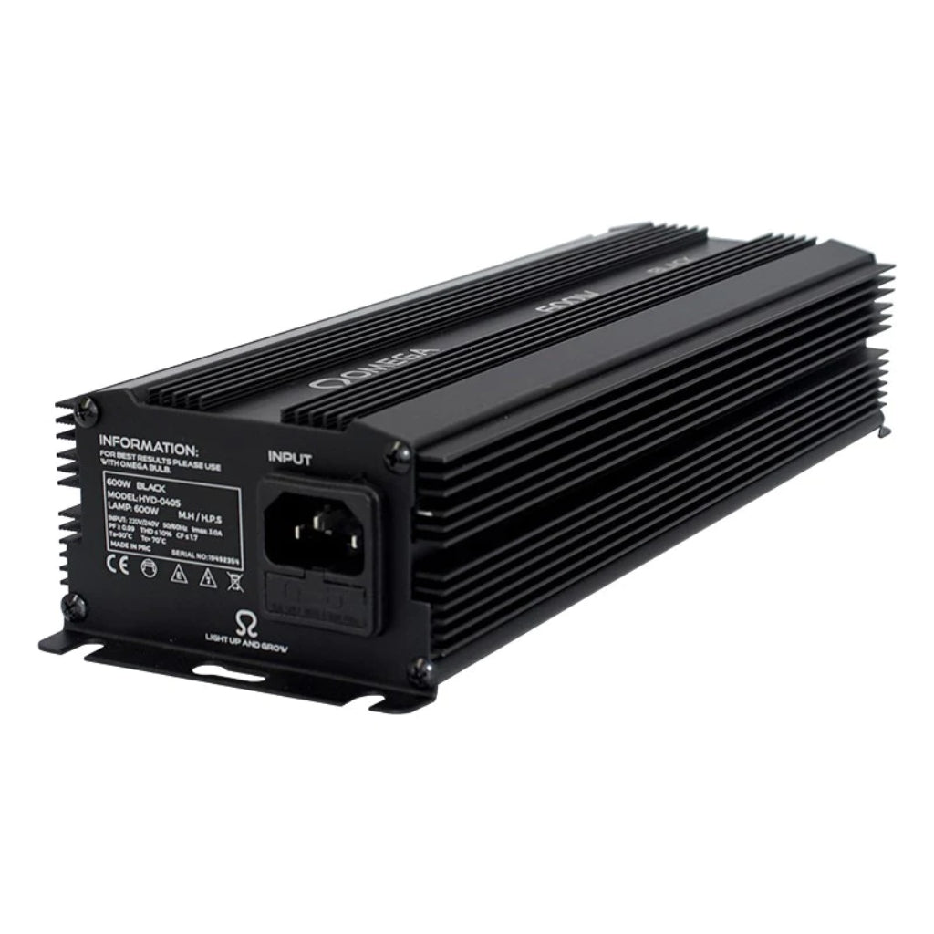 Omega Black 600W Digital Dimmable Ballast