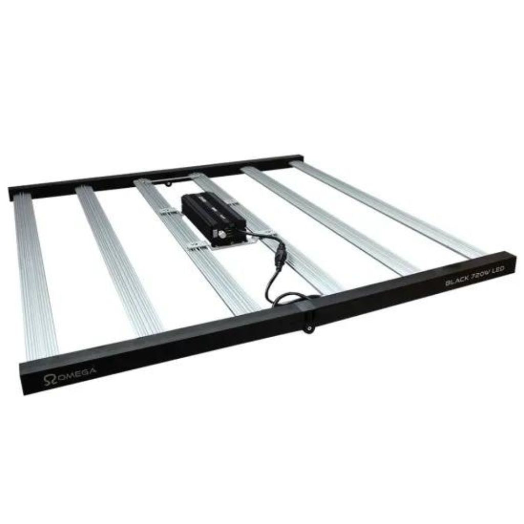 Omega Black 720w LED - 1.5m x 1.5m White Grow Tent Kit