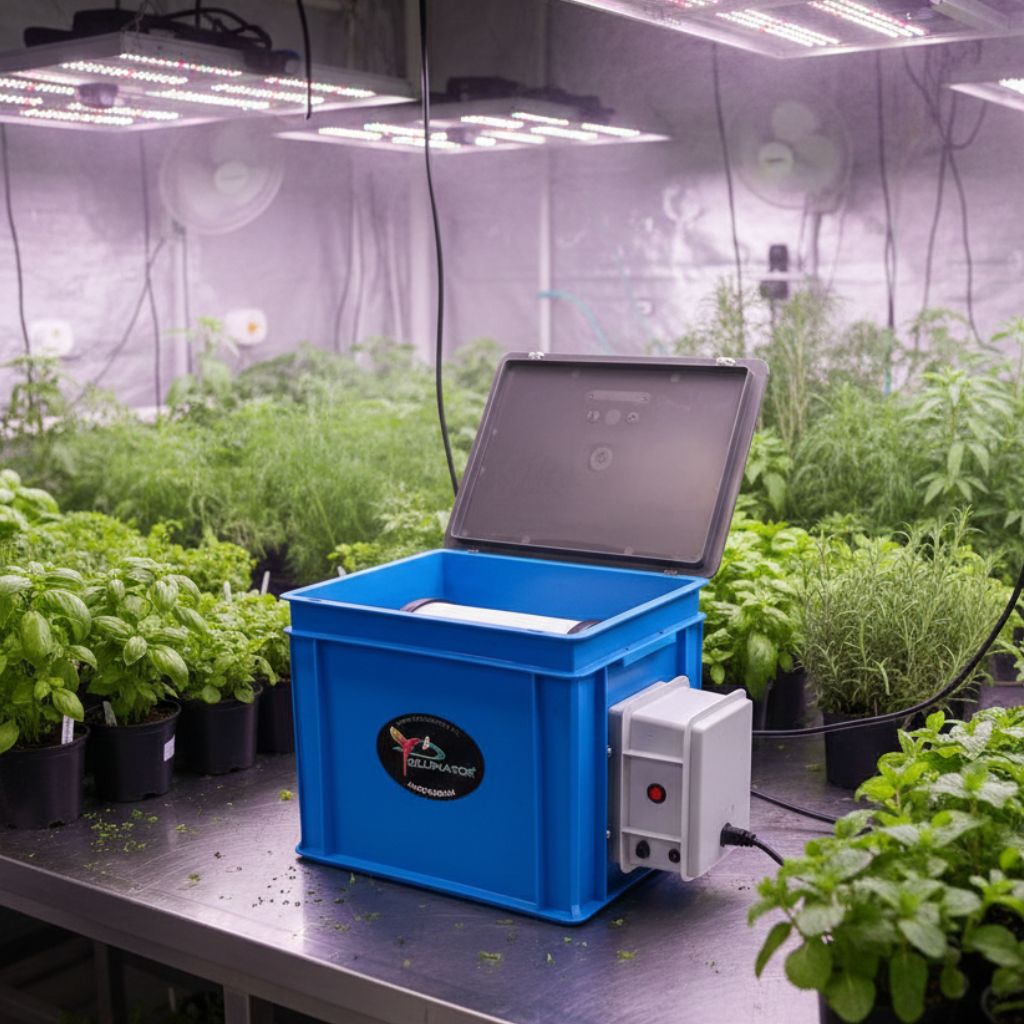 Pollinator P150 Dry Sifting Machine - Standard & Bottomless Tumbler