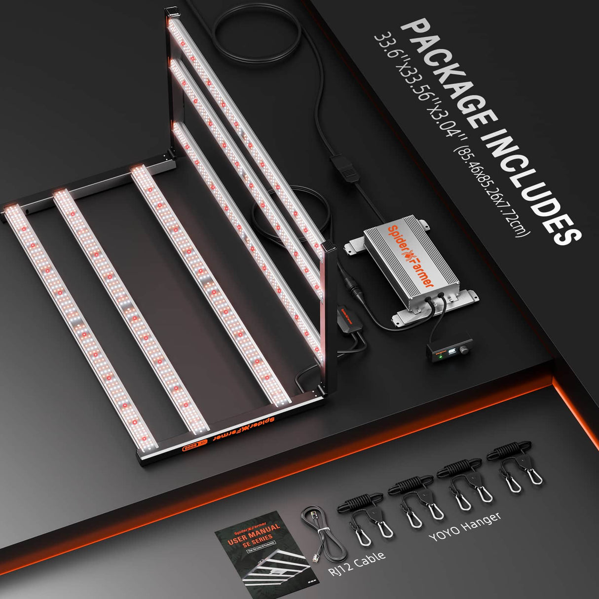 Spider Farmer SE5000 480W Led Grow Light