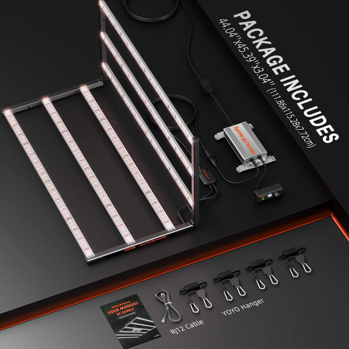 Spider Farmer SE7000 730W LED Grow Light New Version