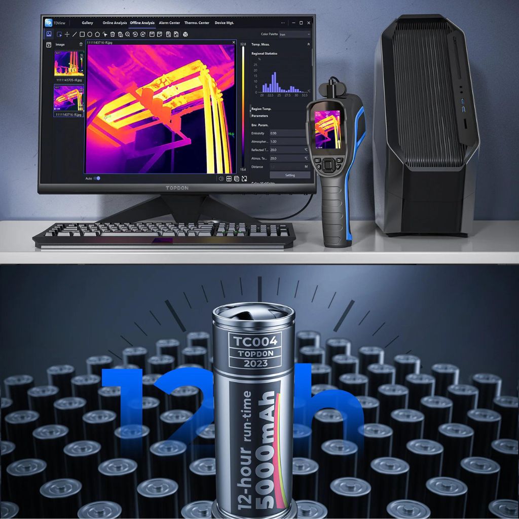 TOPDON TC004 Handheld Thermal Imaging Camera