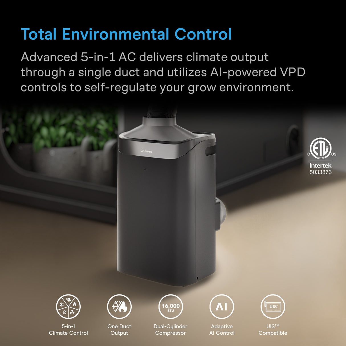 AC Infinity Terraform 12 Multi-Functional Air Conditioner