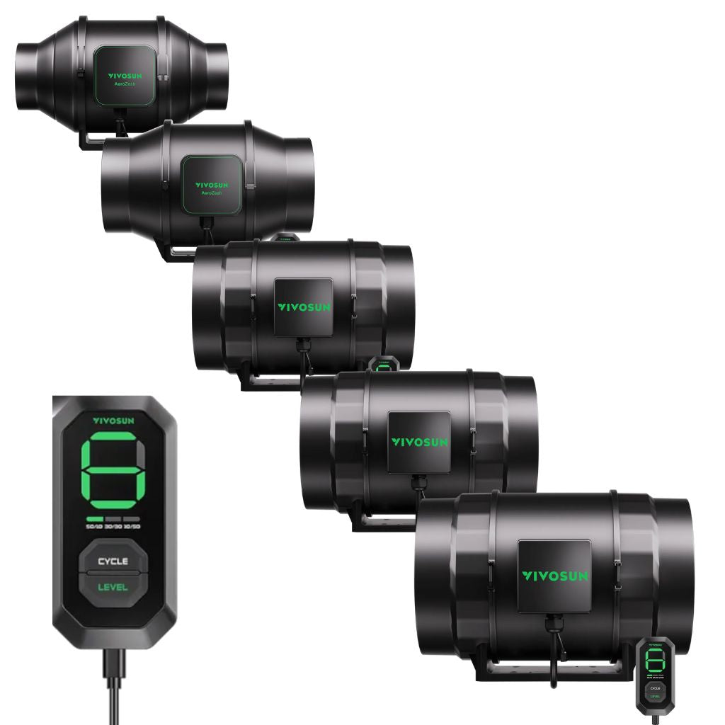 VIVOSUN AeroZesh S Inline EC Digital Extractor Fan