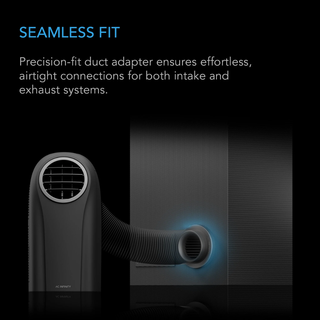 AC Infinity Light-Blocking & Dust-Resistant Duct Vent Attachment - 2 Pack