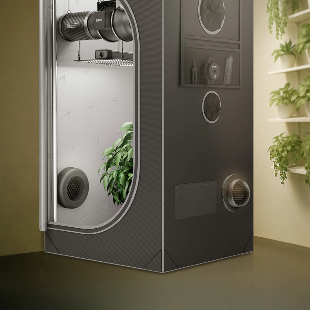 AC Infinity Light-Blocking & Dust-Resistant Duct Vent Attachment - 2 Pack