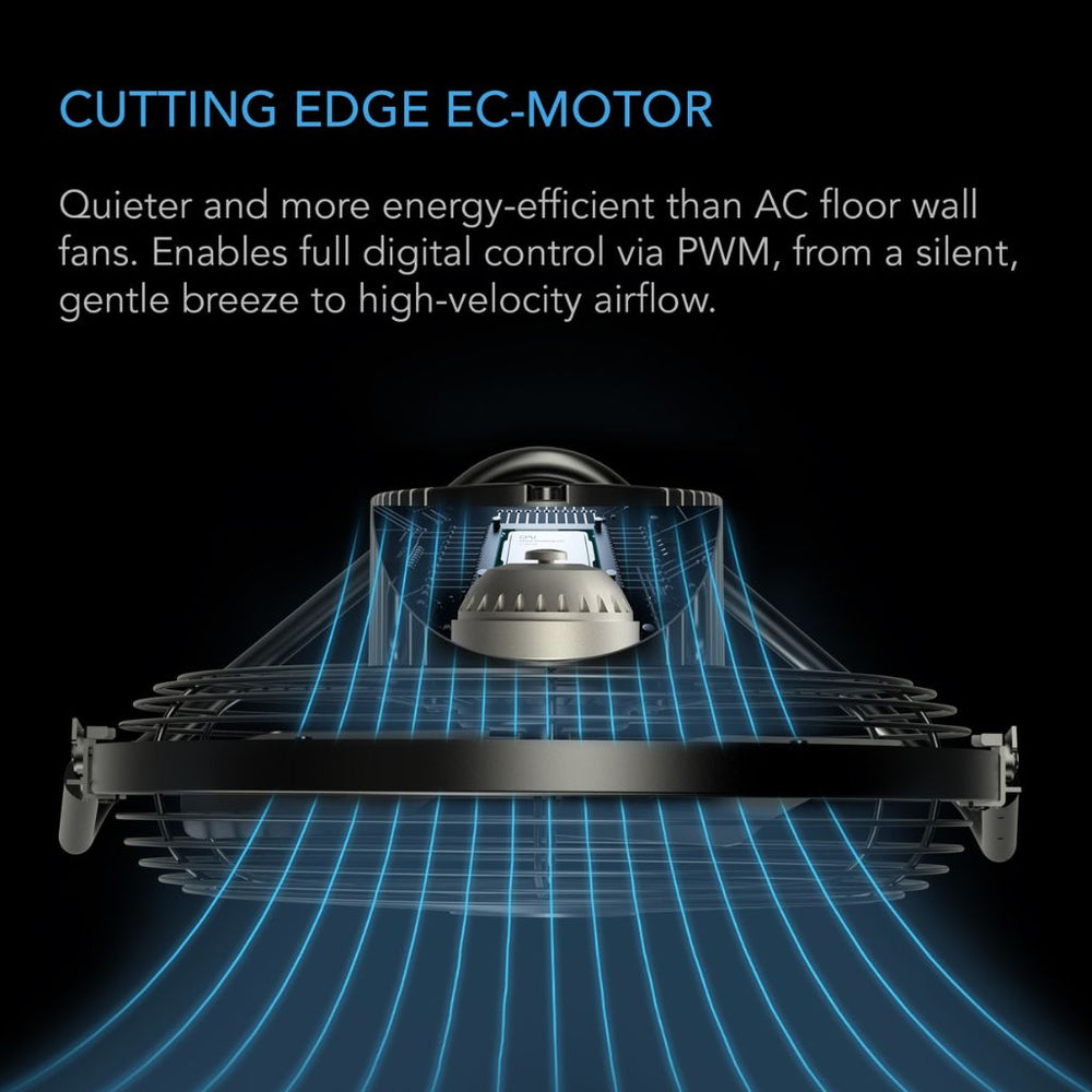 AC Infinity Cloudlift S14 14" Floor & Wall Fan