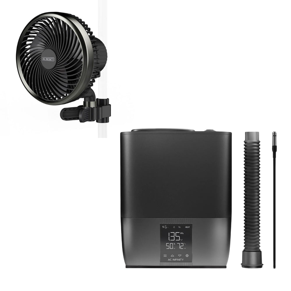 ac infinity duo c s9 cloudray and t5 humidifier bundle