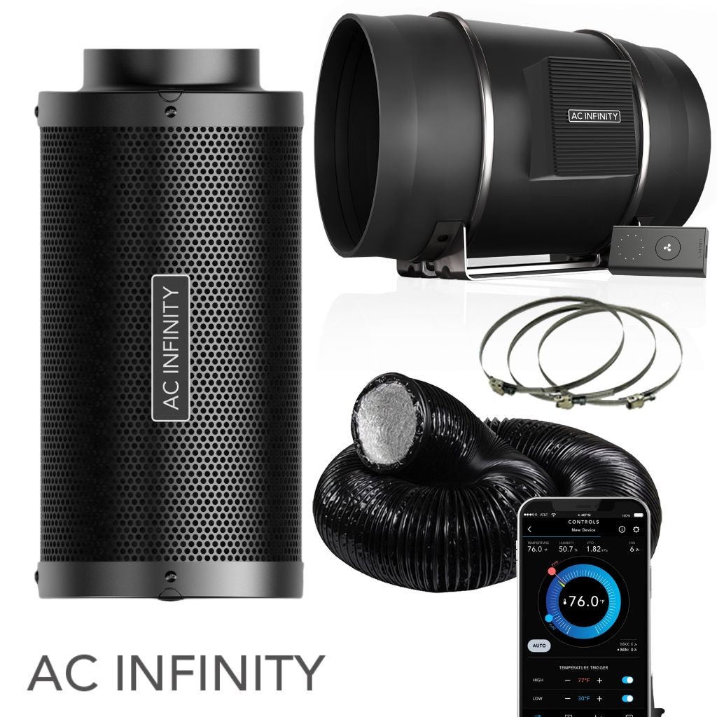 AC Infinity Cloudline PRO EC Extraction Fan Kit