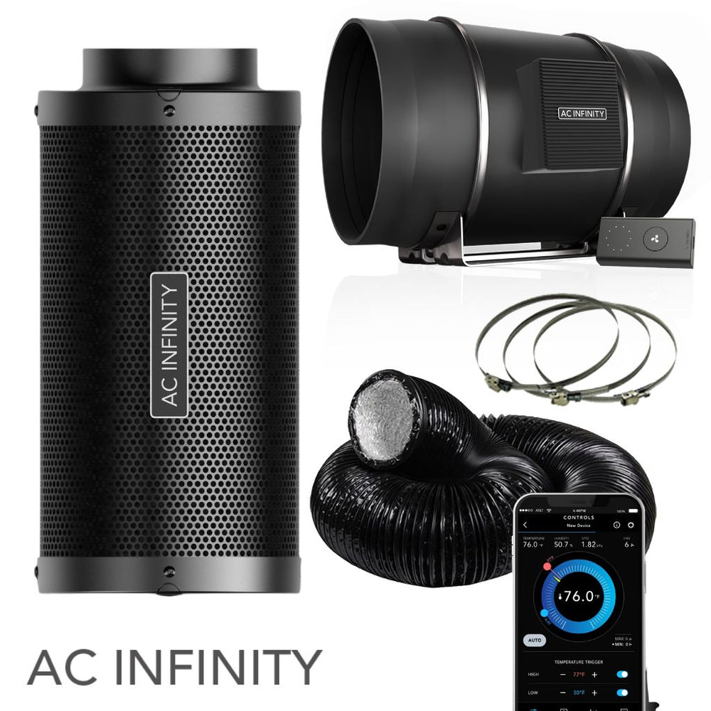 AC Infinity Cloudline PRO EC Extraction Fan Kit