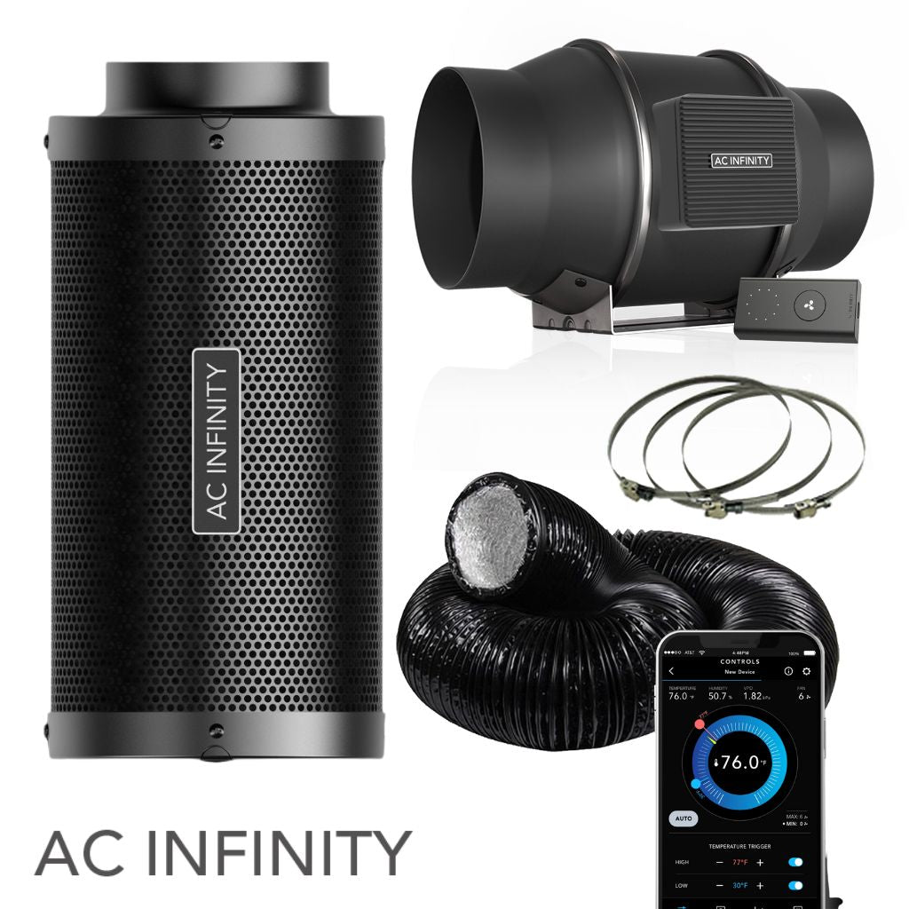 AC Infinity Cloudline PRO EC Extraction Fan Kit
