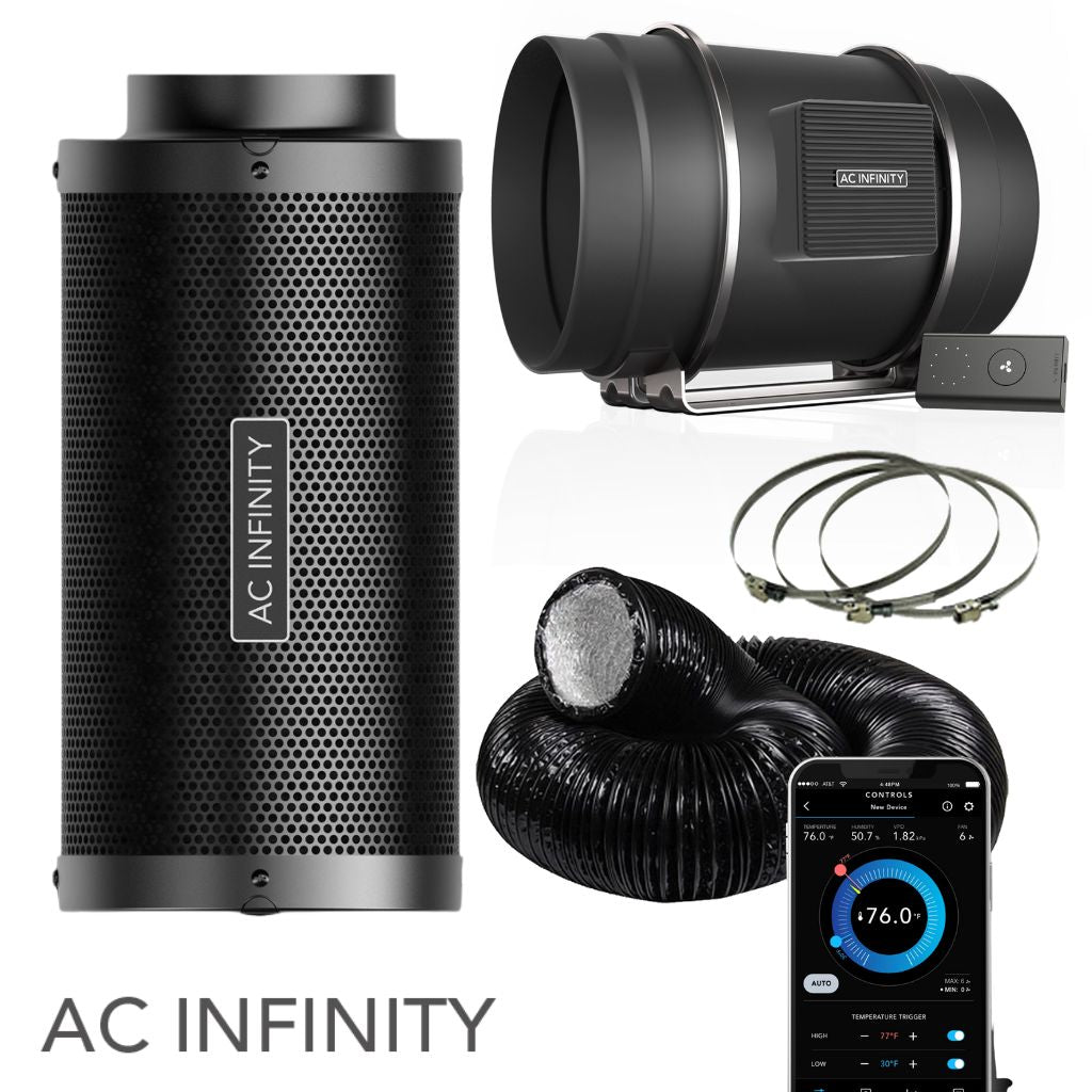 AC Infinity Cloudline PRO EC Extraction Fan Kit