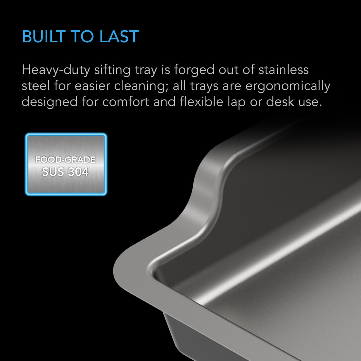 AC Infinity Large Interchageable Trim Tray Sift Set