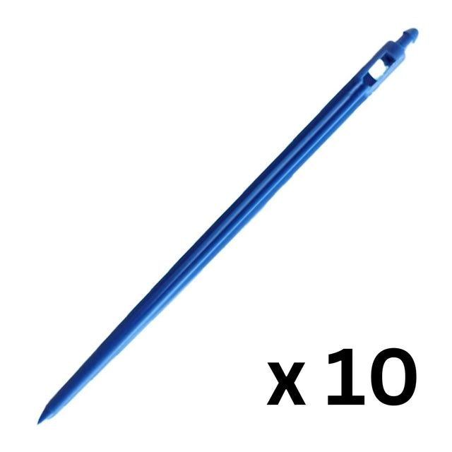 blue dripper stake hydroponics automated run to waste