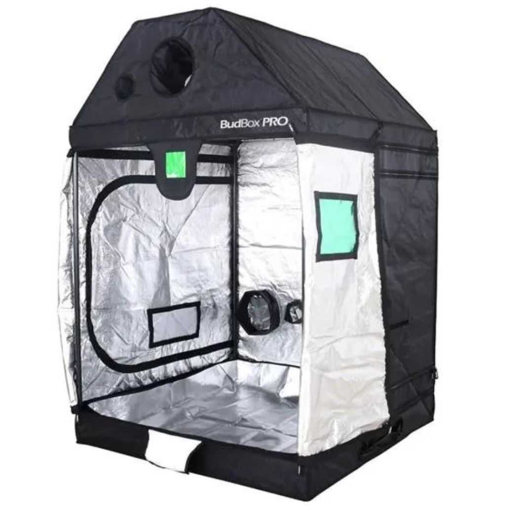 Budbox XL-R Pro - 1.2m x 1.2m x 1.8m - Pitched Roof Silver