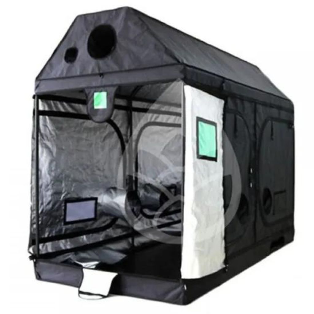 Budbox XXL-R Pro - 2.4m x 1.2m x 1.8m - Pitched Roof Silver