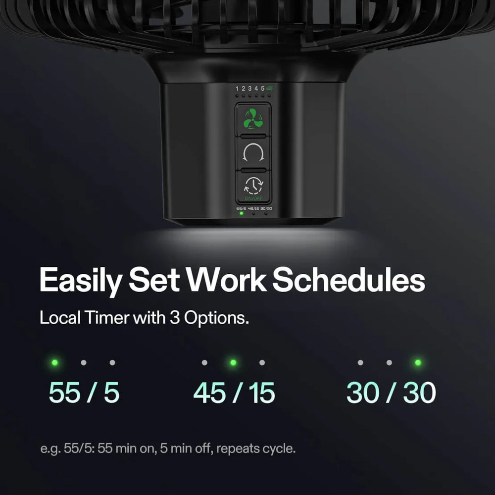 VIVOSUN AeroWave E6 Clip On Fan