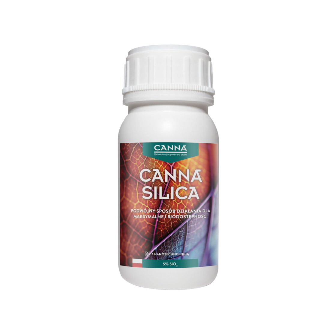 canna silica 250ml bottle on a white background