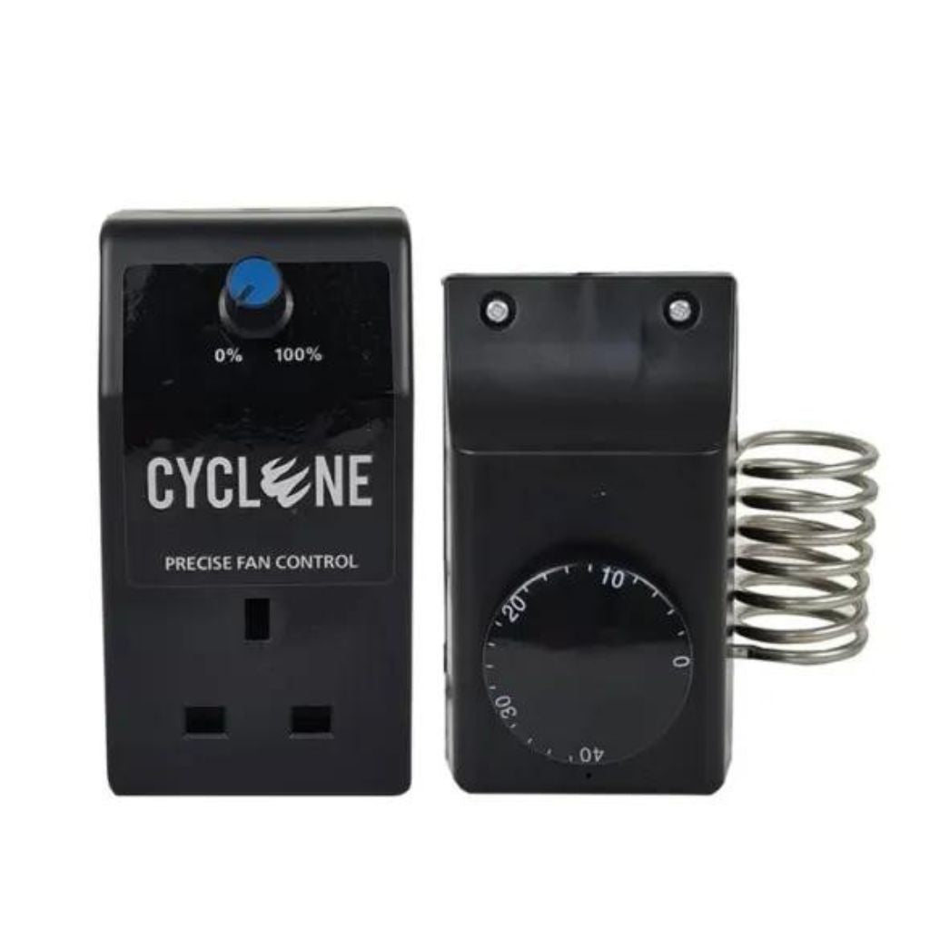 Cyclone Single Fan Controller with Thermostat 1000w