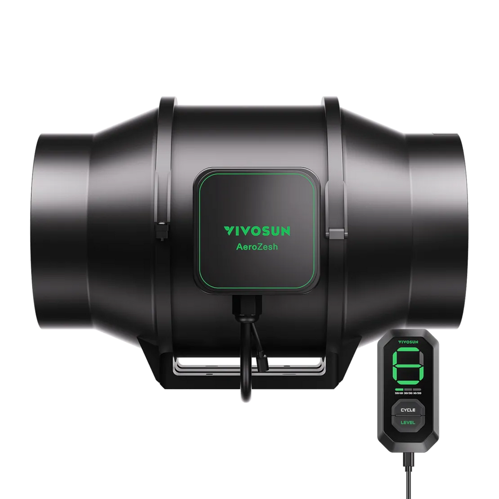 VIVOSUN AeroZesh S Inline EC Digital Extractor Fan