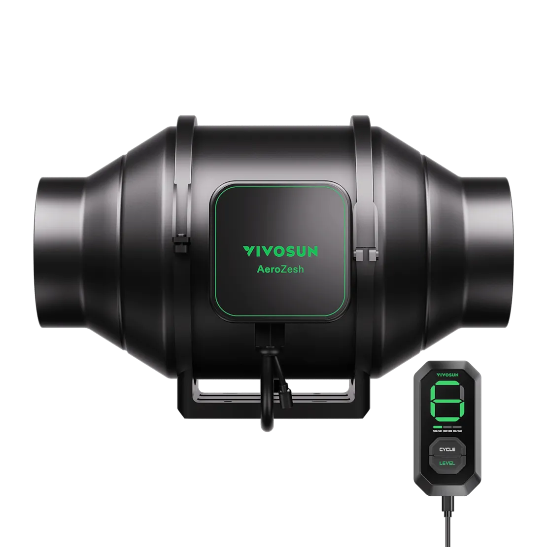 VIVOSUN AeroZesh S Inline EC Digital Extractor Fan